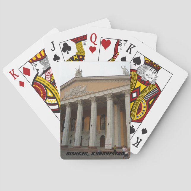 Bishkek Frunze Opera House Playing Cards (Back)