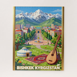 Bishkek Kyrgyz Mountains Travel Jigsaw Puzzle