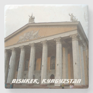Bishkek Kyrgyzstan Opera House - Kirgizia Stone Coaster