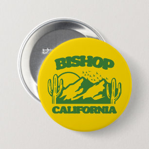 Bishop California 7.5 Cm Round Badge