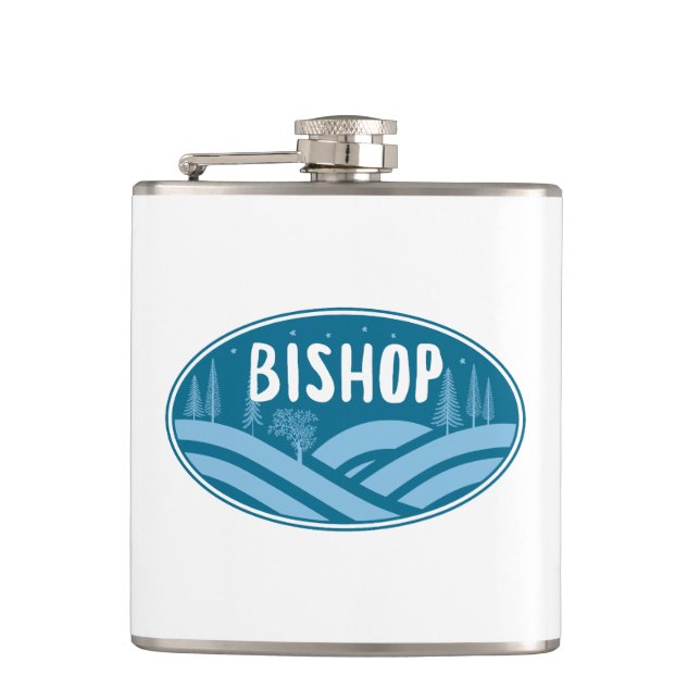 Bishop California Outdoors Hip Flask (Front)