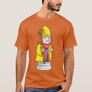 Bishop Chess piece at Chess T-Shirt