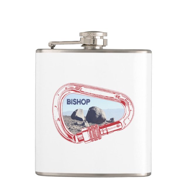 Bishop Climbing Carabine Hip Flask (Front)