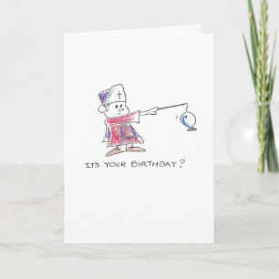 Bishop fish birthday card
