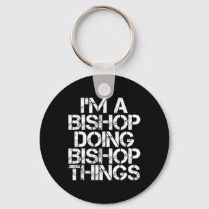 Bishop Funny Surname Family Tree Birthday Reunion Key Ring