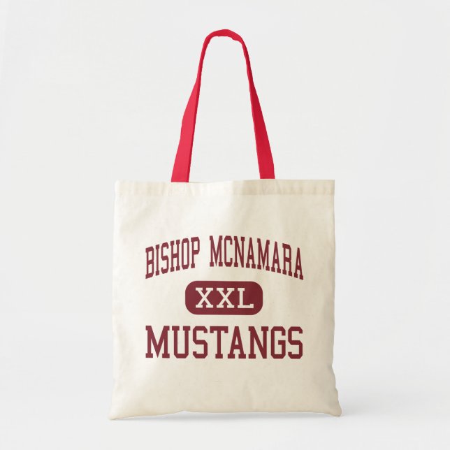 Bishop McNamara - Mustangs - High - Forestville Tote Bag (Front)