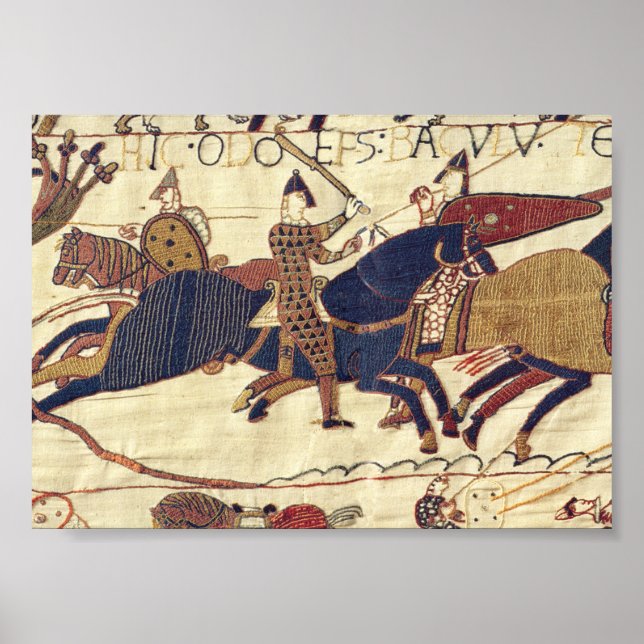  Bishop Odo rallying Duke William's army  Poster (Front)