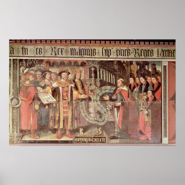 Bishop Robert Sherburne with Henry VIII Poster (Front)