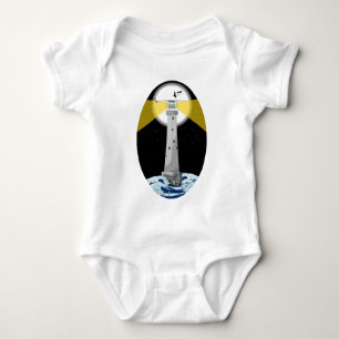 Bishop Rock Lighthouse Baby Bodysuit