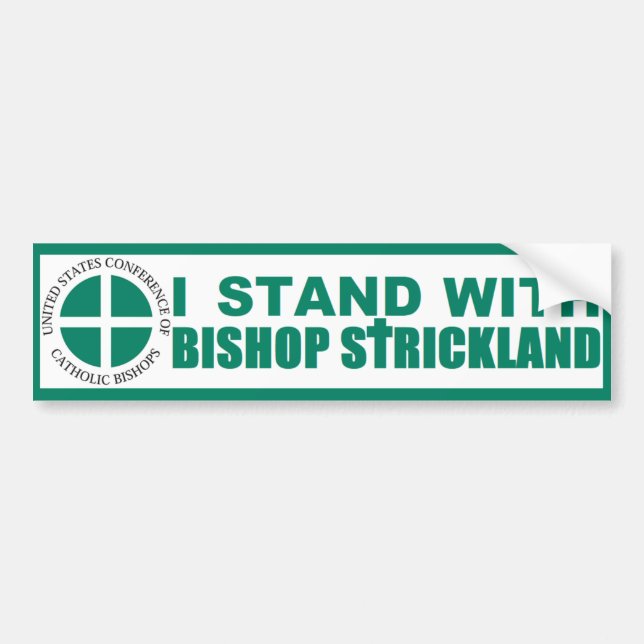 BISHOP STRICKLAND BUMPER STICKER (Front)