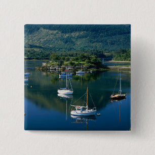 Bishops Bay, Loch Leven, Ballachullish, 15 Cm Square Badge
