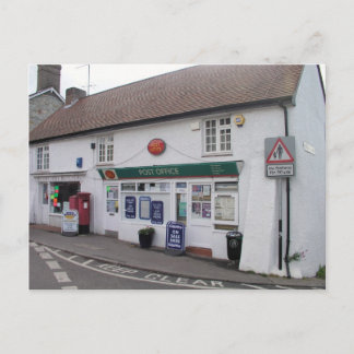 Bishop's Hull post office, Somerset, UK Postcard