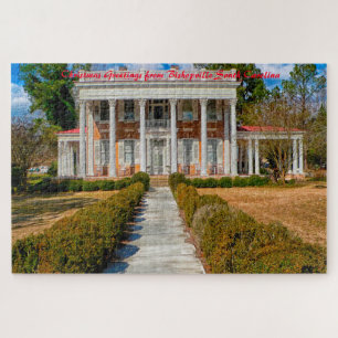 Bishopville South Carolina.Christmas Greetings Jigsaw Puzzle