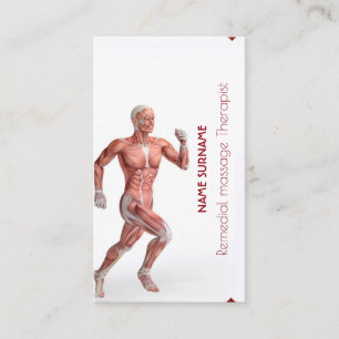 Bisiness card for Remedial Massage Therapist