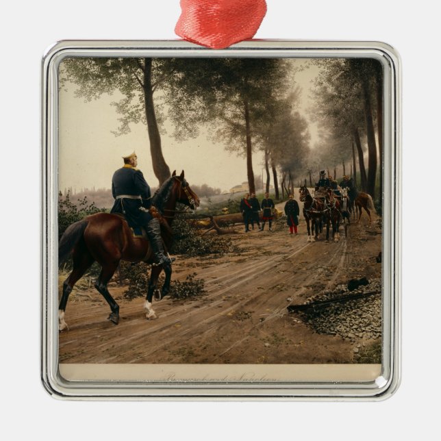 Bismarck and Napoleon Metal Tree Decoration (Front)