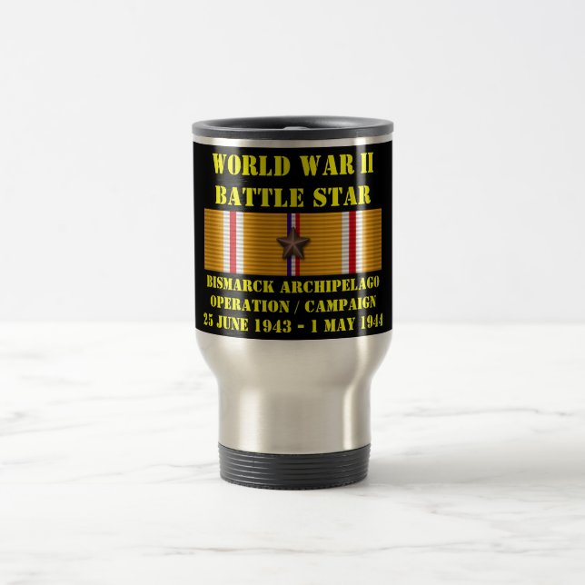Bismarck Archipelago Operation Campaign Travel Mug (Center)