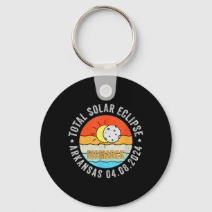Bismarck Arkansas Total Solar Eclipse 04 08 2024 Key Ring
