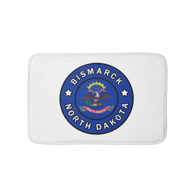 Bismarck North Dakota Bath Mat (Front)