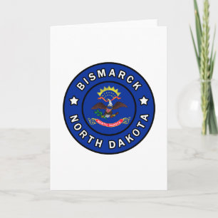 Bismarck North Dakota Card