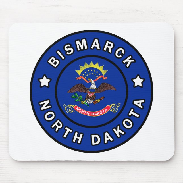 Bismarck North Dakota Mouse Pad (Front)