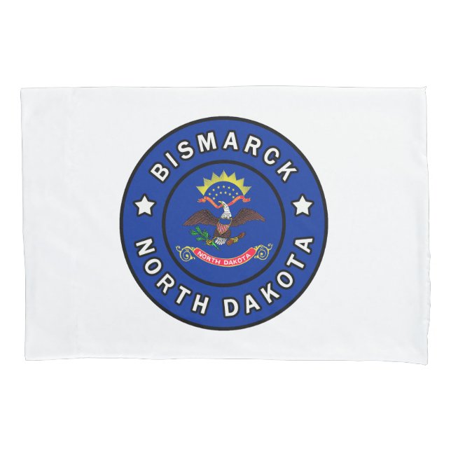 Bismarck North Dakota Pillowcase (Front)