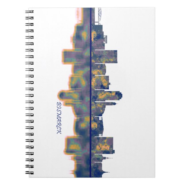 Bismarck Skyline Notebook (Front)