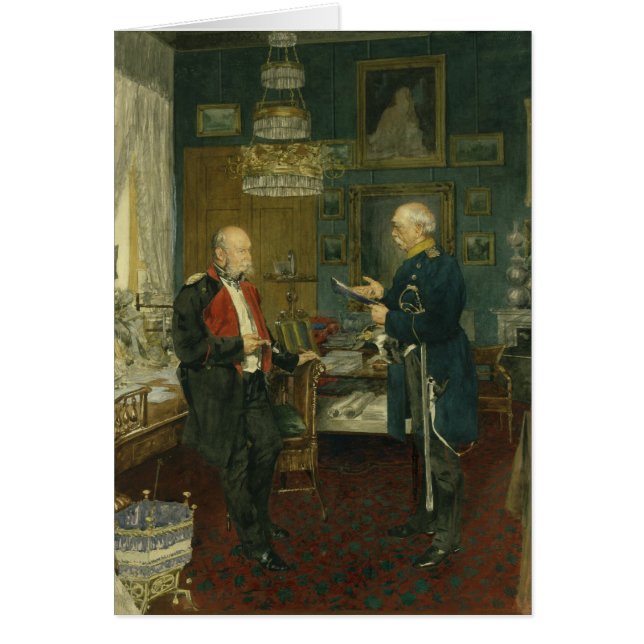 Bismarck with Emperor Wilhelm I (Front)
