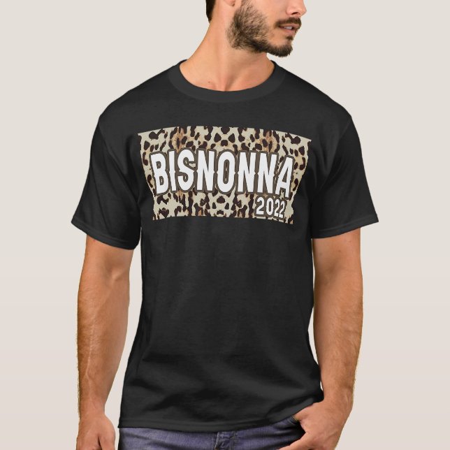 Bisnonna 2022 Announcement Italian Great Grandma L T-Shirt (Front)