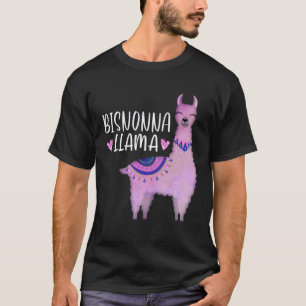 Bisnonna Llama Italian Great Grandma  Llama T-Shirt