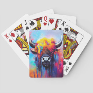 Bison Animal Discovery Adventure Nature Planet Playing Cards