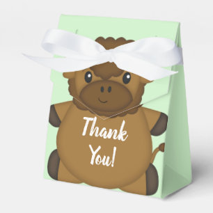 Bison Buffalo Baby Shower Favour Box