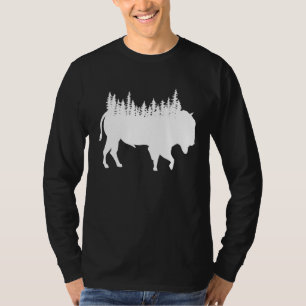 Bison Buffalo Buffalo National Park Natural Americ T-Shirt