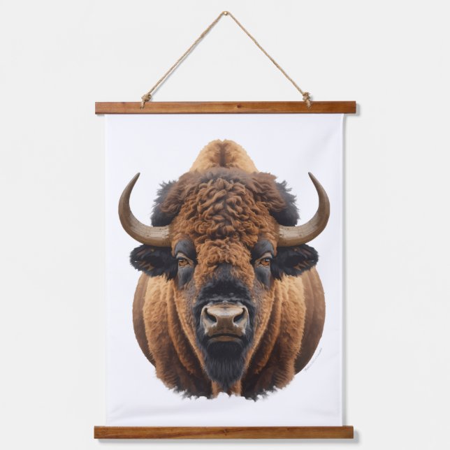 Bison / Buffalo Hanging Tapestry (Front)