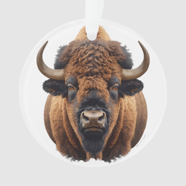 Bison / Buffalo Ornament (Front)