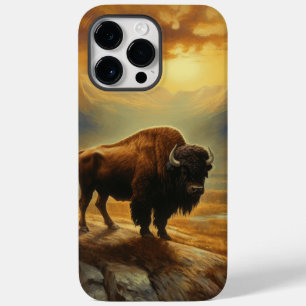 Bison Buffalo Sunset View Case-Mate iPhone 14 Pro Max Case