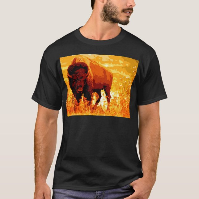 Bison / Buffalo T-Shirt (Front)