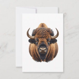 Bison / Buffalo Thank You Card