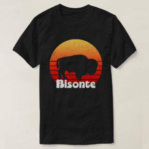 Bison Buffalo Vintage Retro Bull T-Shirt
