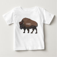 Bison cartoon illustration