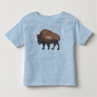 Bison cartoon illustration