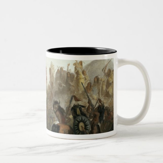 Bison-Dance of the Mandan Indians in front of thei Two-Tone Coffee Mug (Right)