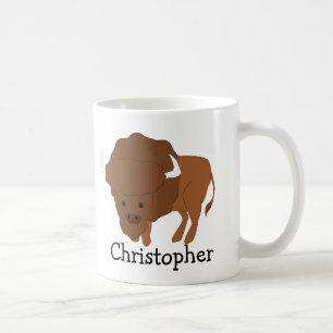 Bison Design Personalised Coffee Mug