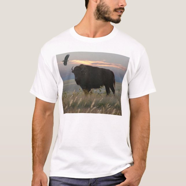 Bison & Eagle T-Shirt (Front)