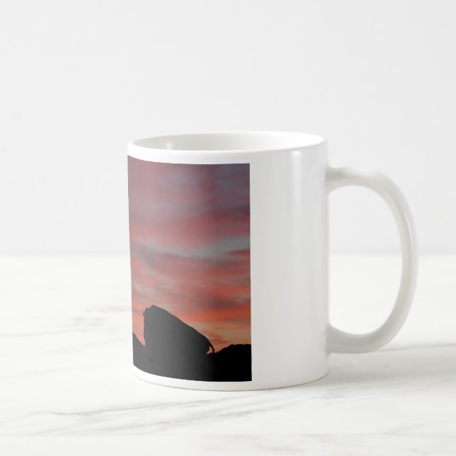 Bison family coffee mug (Right)