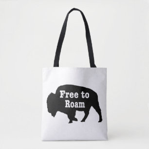 Bison Free To Roam Tote Bag