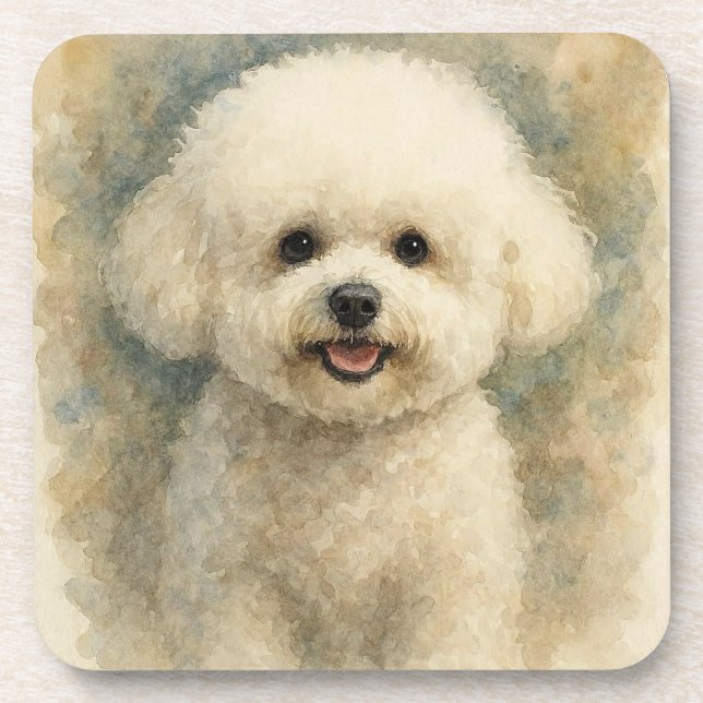 Bison Frise Coaster (Front)