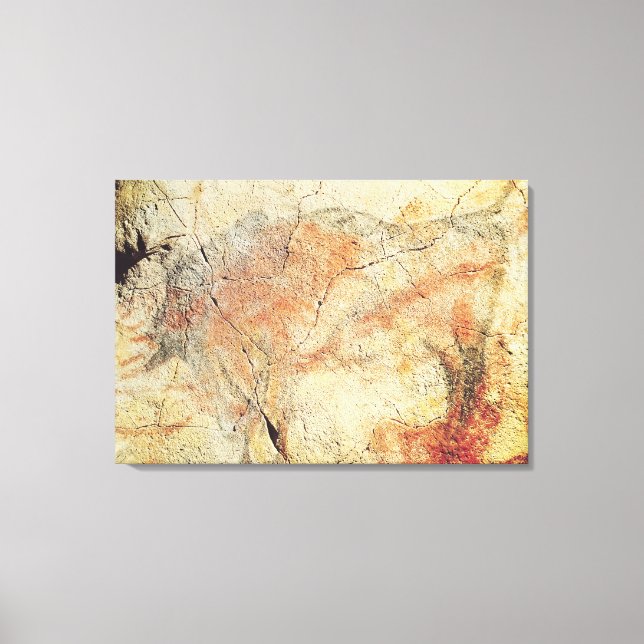 Bison, from the Caves at Altamira, c.15000 BC Canvas Print (Front)