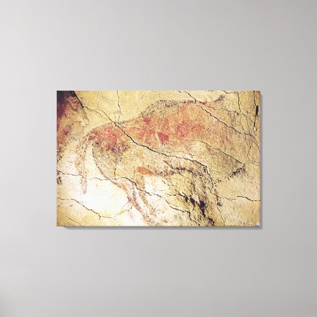 Bison from the Caves at Altamira, c.15000 BC Canvas Print (Front)