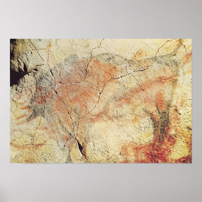 Bison, from the Caves at Altamira, c.15000 BC Poster (Front)