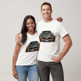 Bison Grey Muscle Coupe — BV-GBG Front View T-Shirt